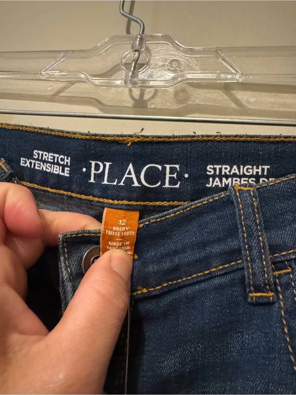 The Children's Place Dark Blue Straight Leg Jeans